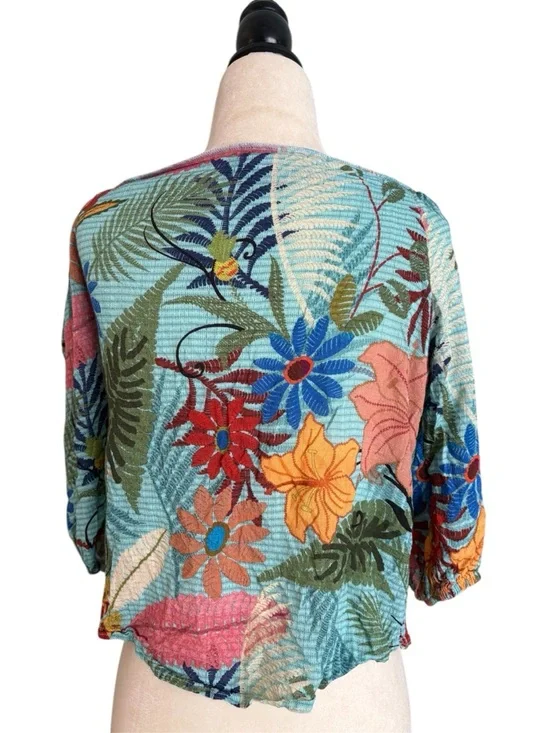 Farm Rio Floral blouse - Picture 2 of 10